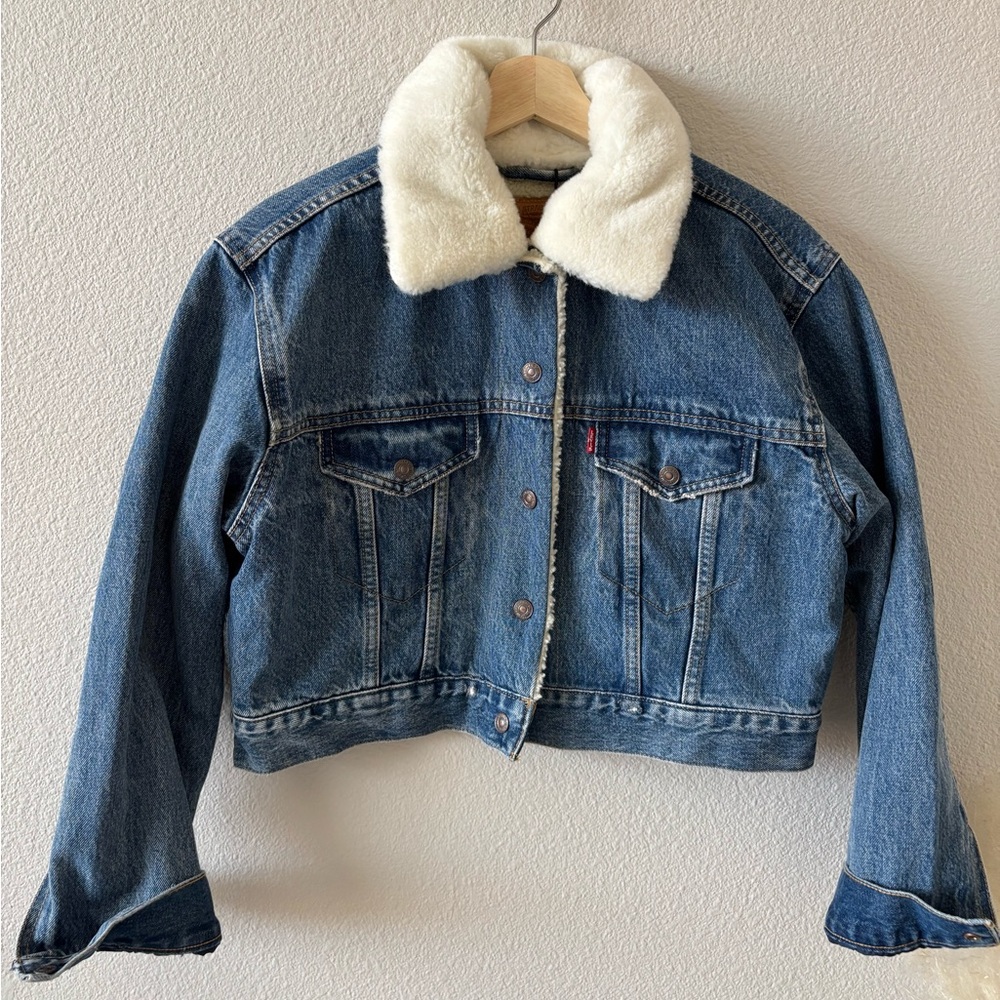 Levi’s denim cropped jacket